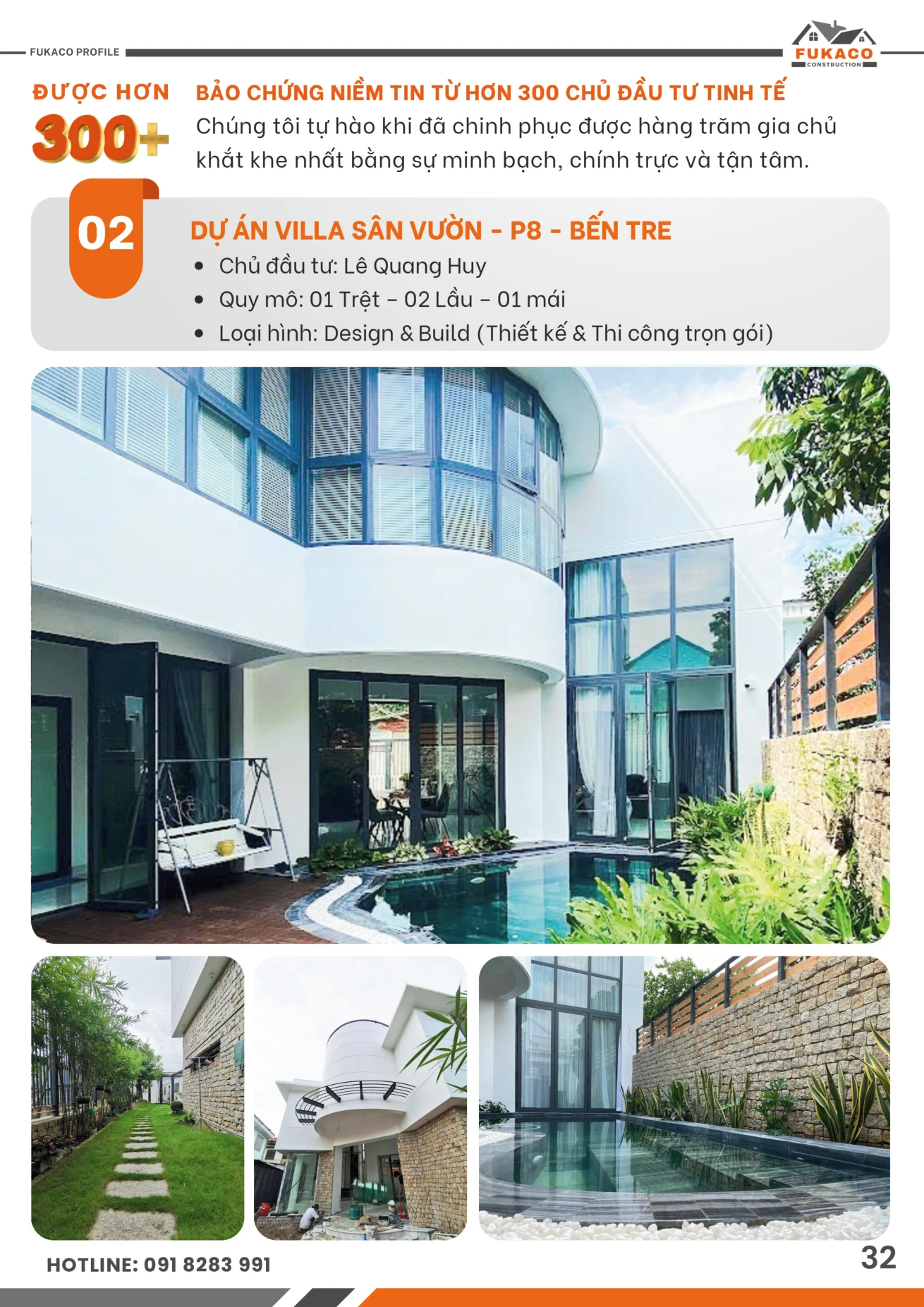 Trang hồ sơ Villa sân vườn Bến Tre